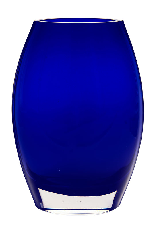 Cobalt Oval Vase