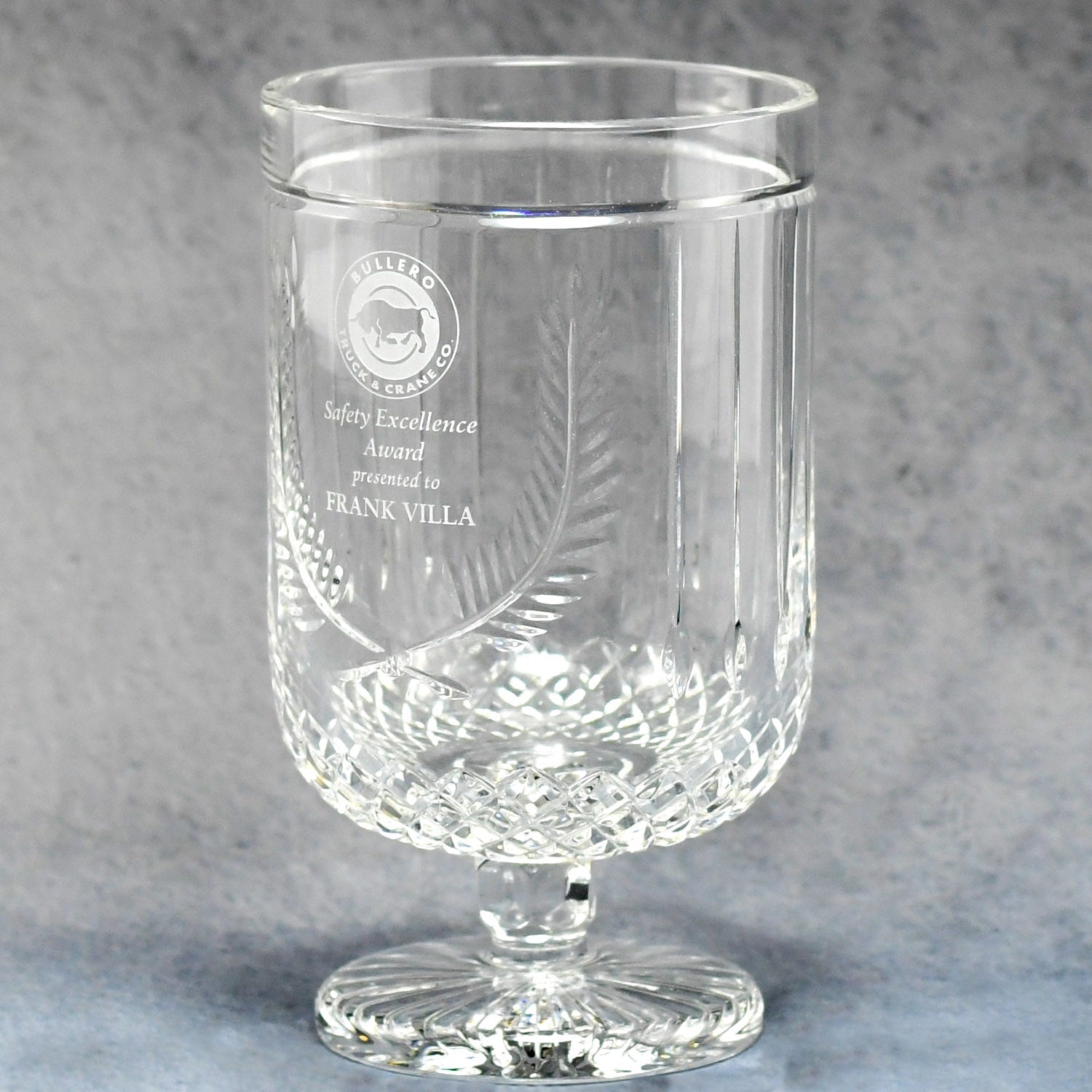 Crystal Laurel Wreath Cup