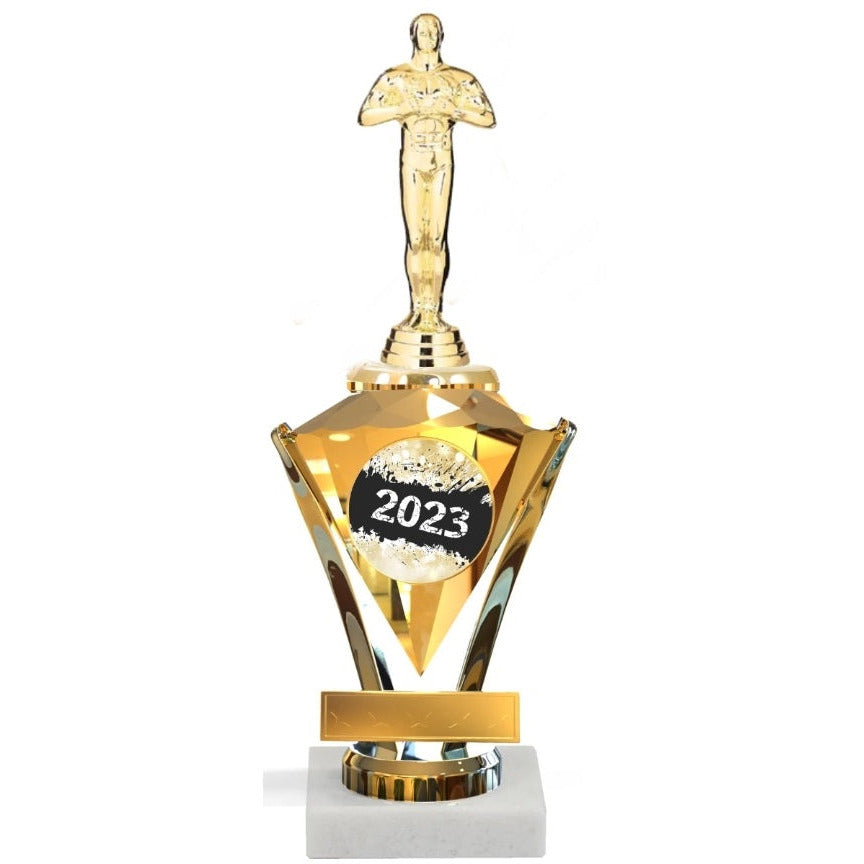 Jewel Series Riser Trophy with Marble Base
